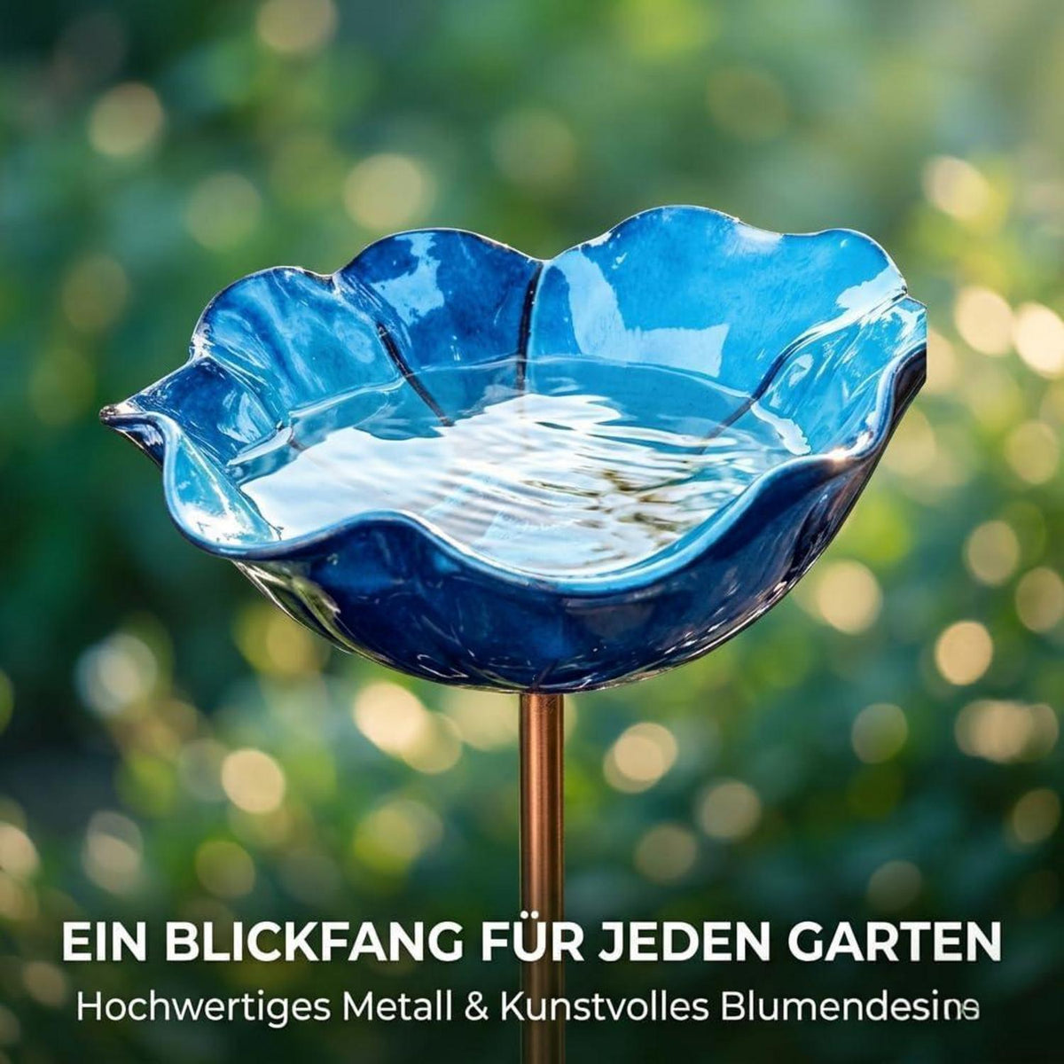 Vogeltränke Metall – Winterfest & Bienentränke für den Garten