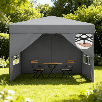 Faltpavillon 2.5x2.5m – Schnellaufbau, Wasserdicht & UV-Schutz