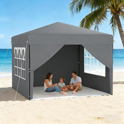 Faltpavillon 2.5x2.5m – Schnellaufbau, Wasserdicht & UV-Schutz