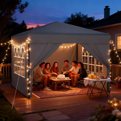 Faltpavillon 2.5x2.5m – Schnellaufbau, Wasserdicht & UV-Schutz