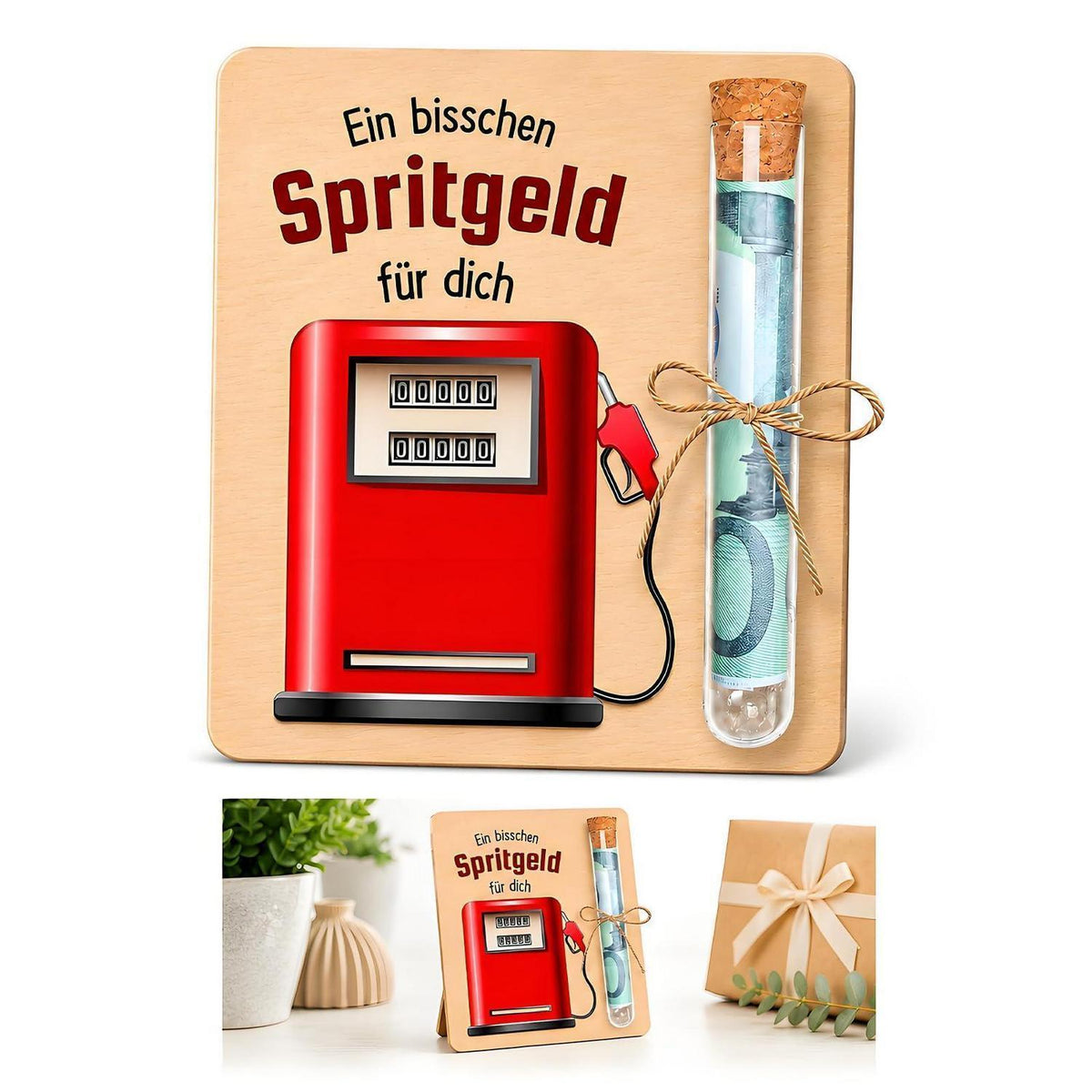 Führerschein Geschenkset mit Geld & Tankgutschein