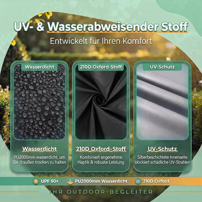 Faltpavillon 3x3 Wasserdicht – Stabil & Winterfest für Garten & Events