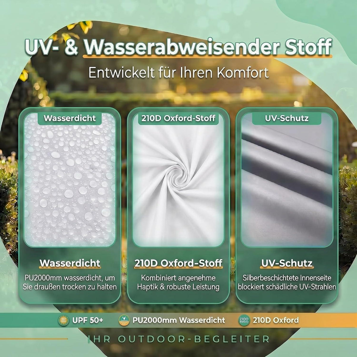 Faltpavillon 3x3 Wasserdicht – Stabil & Winterfest für Garten & Events