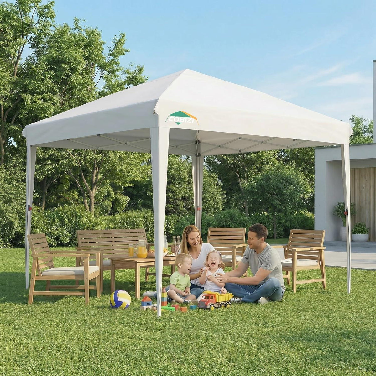 Faltpavillon 3x3 Wasserdicht – Stabil & Winterfest für Garten & Events