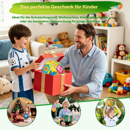 Fußball Malset für Kinder – DIY Bastelset mit Farben & Aufklebern