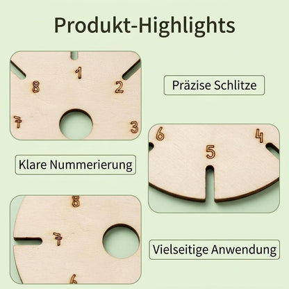 Kumihimo Flechtscheiben Set – 30 Teile zum Freundschaftsbänder Basteln
