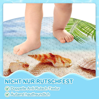 Rutschfeste Duschmatte rund 55cm – Sicher & Schimmelfrei