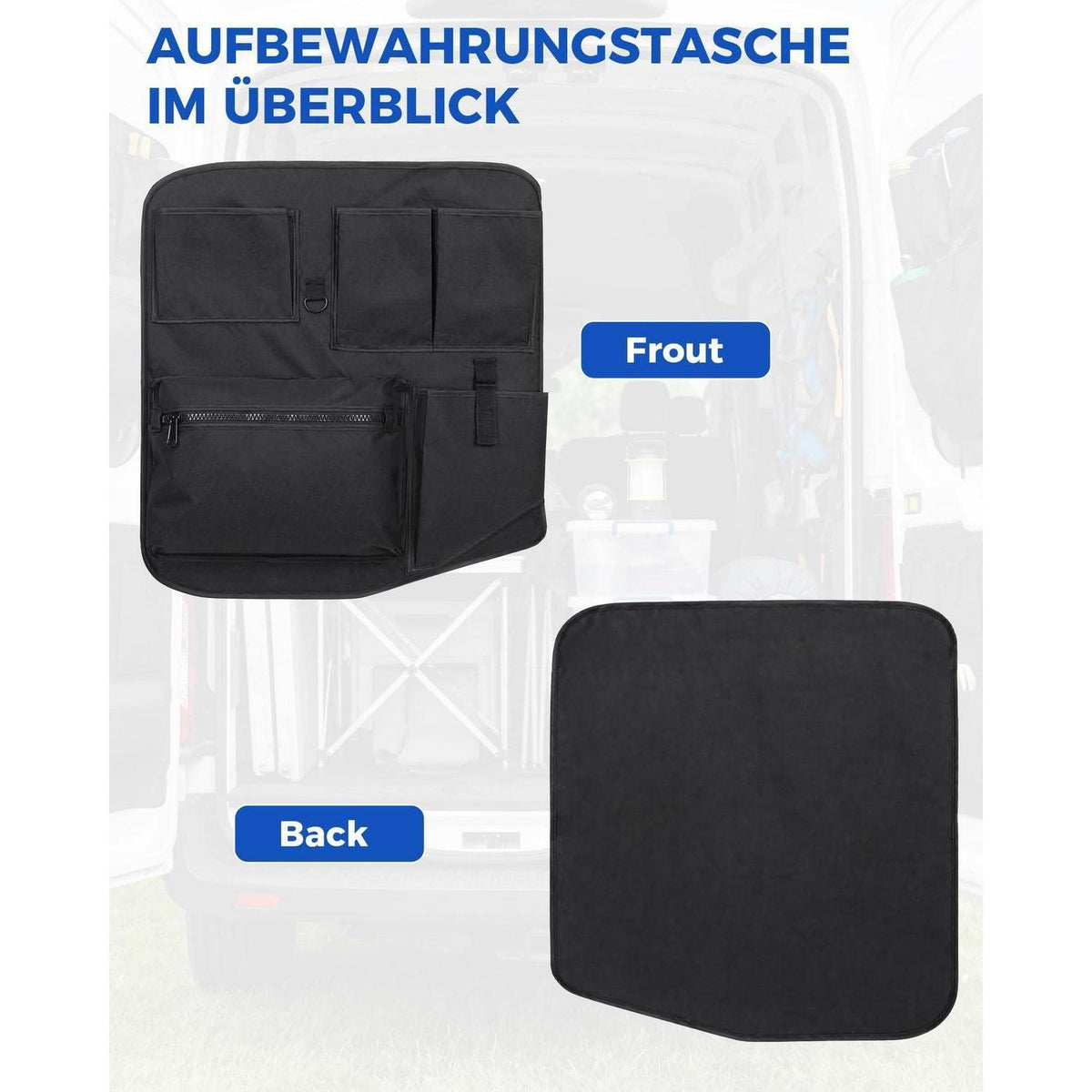 4er Set Kofferraumtaschen Ford Transit Custom 2012-2025