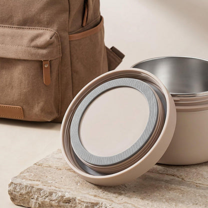 Edelstahl Lunchbox 650ml - Thermobecher für Essen & Trinken