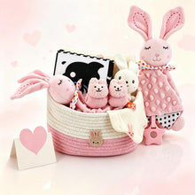 9-teiliges Baby Geschenkset mit Korb – Perfekte Erstausstattung