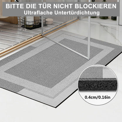 Rutschfester Badezimmerteppich 50x80 cm – Extra Flach & Schnelltrocknend