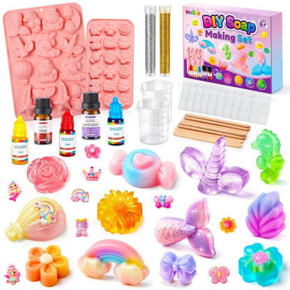 DIY Seife Kinder Set – Seifenherstellung Basteln mit Formen & Farben