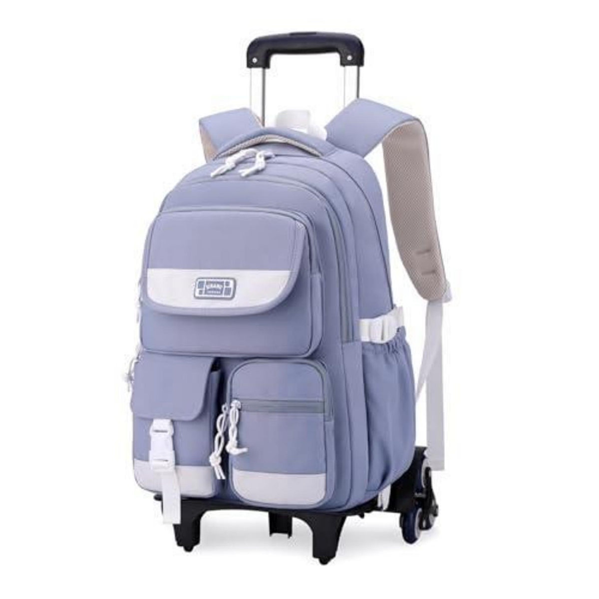 Schulrucksack mit Rollen für Mädchen – Blau, 27L