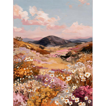 Malen nach Zahlen Landschaft Blumenmeer 40x50cm DIY Set