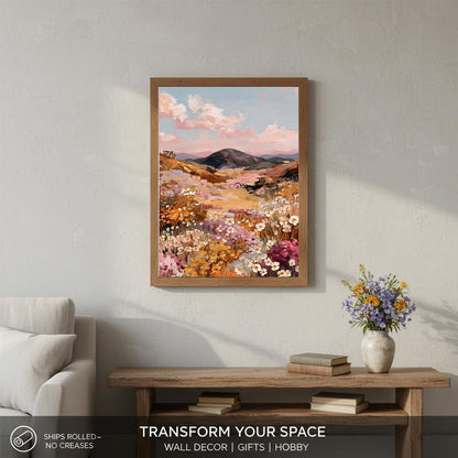 Malen nach Zahlen Landschaft Blumenmeer 40x50cm DIY Set