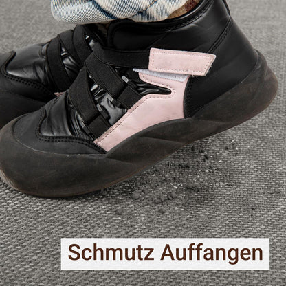 Rutschfeste Fußmatte Grau 90x150 cm – Saugfähig & Waschbar