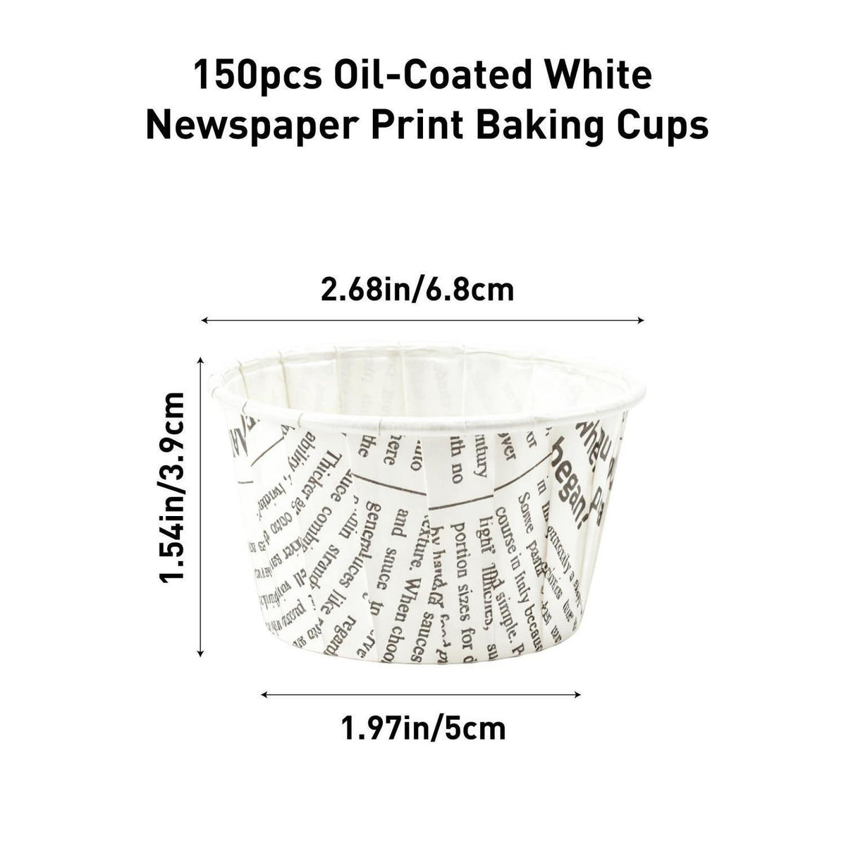 150 Muffinförmchen Papier – Cupcake Backförmchen für Party & Hochzeit