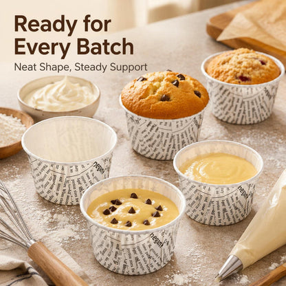 150 Muffinförmchen Papier – Cupcake Backförmchen für Party & Hochzeit