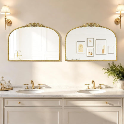 Goldener Vintage Wandspiegel barock 80x60cm