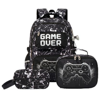 Schultasche Set Jungen 8-12 Jahre Wasserdicht Gaming Design