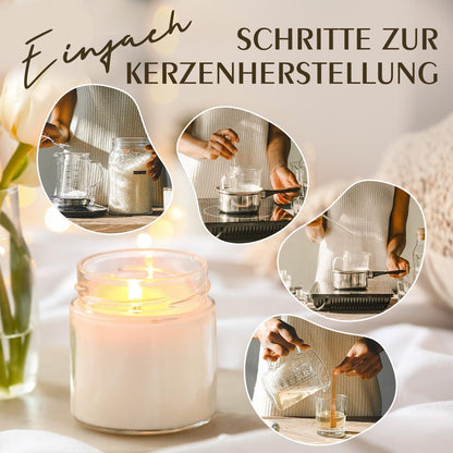 Sojawachs für Kerzen (2x3KG) - Premium, Nachhaltig & Rein
