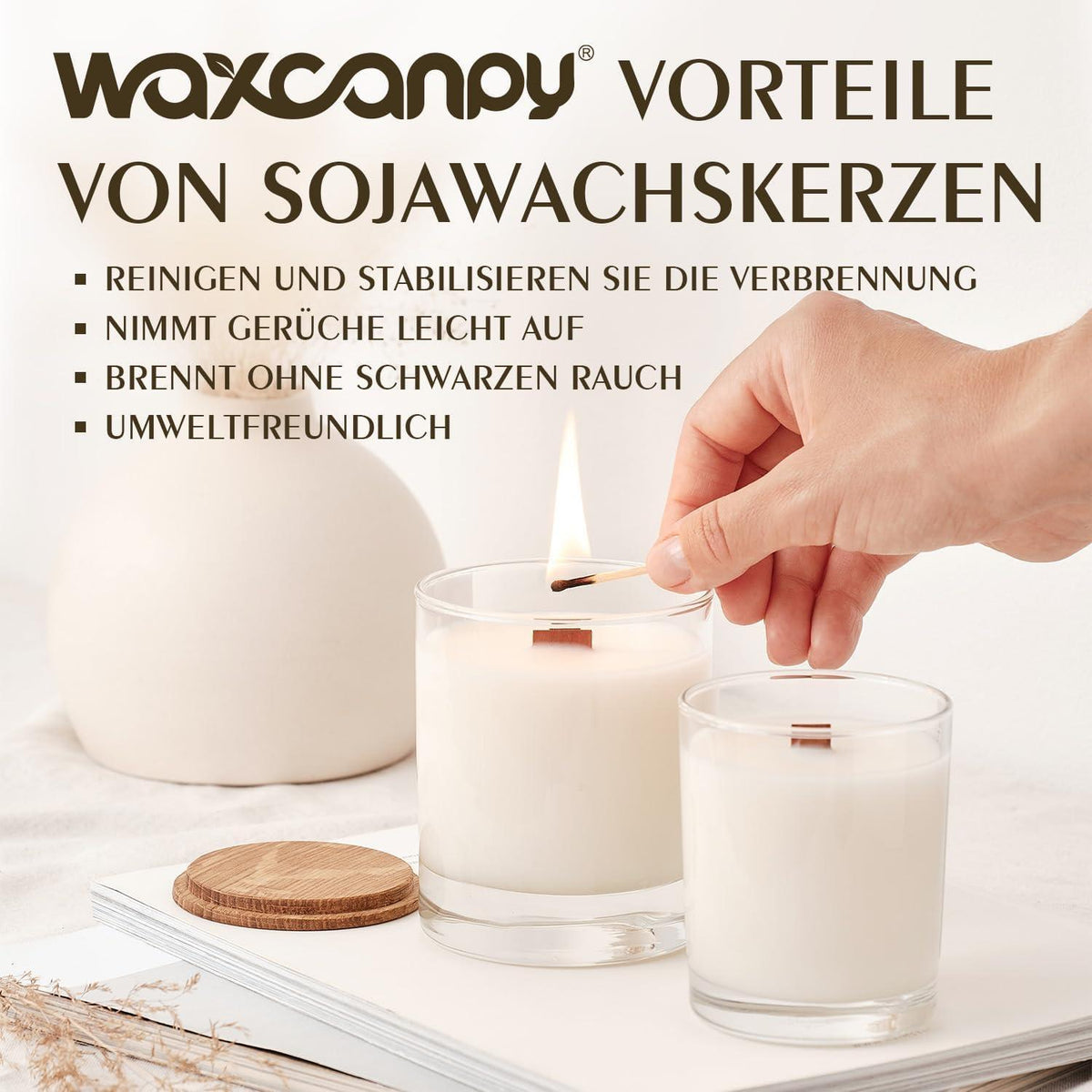 Sojawachs für Kerzen (2x3KG) - Premium, Nachhaltig & Rein