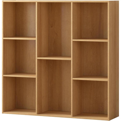 Holz Würfelregal 8 Fächer mit Rückwand – Bücherregal & Raumteiler