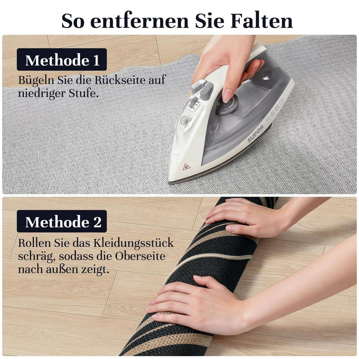 Jute-Optik Teppichläufer 80x200 cm – Rutschfest & Waschbar