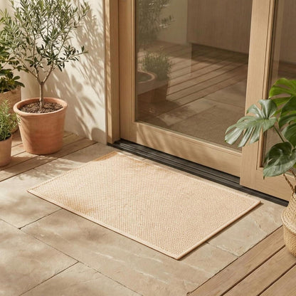 Fußmatte Innen beige 80x120cm – Rutschfest & Waschbar