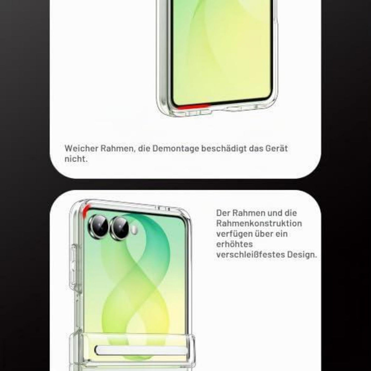 Samsung Z Flip 8 Hülle Magnetisch mit Scharnierschutz