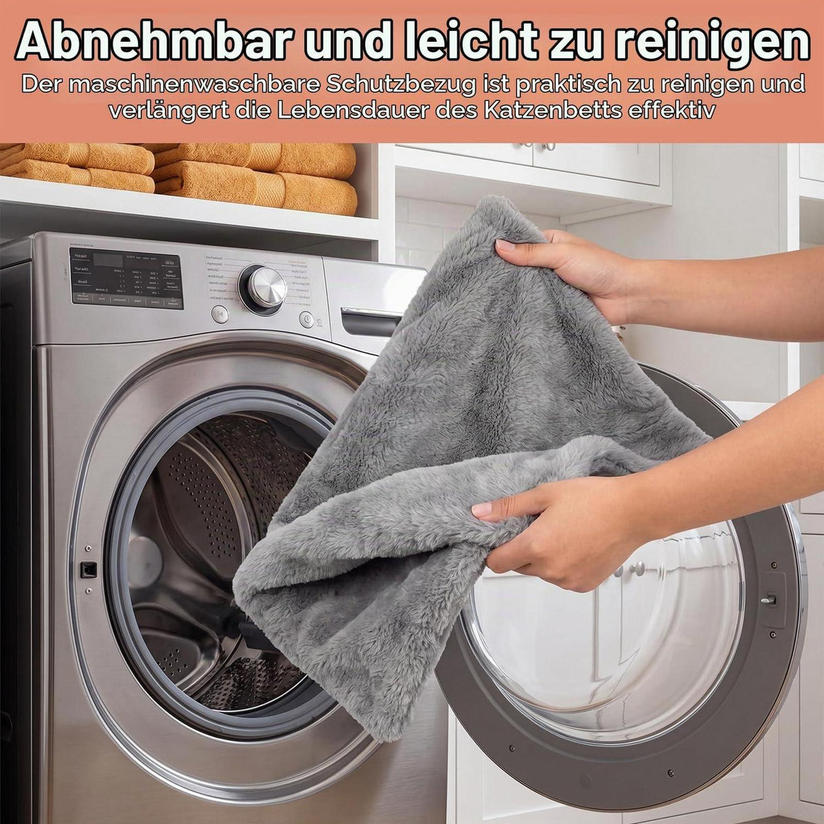 Katzenbett Schreibtisch Grau 45x30x24cm