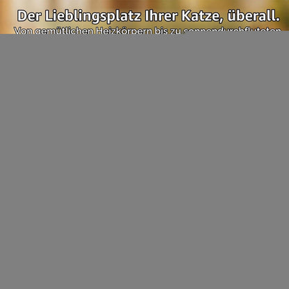 Katzenbett Schreibtisch Grau 45x30x24cm