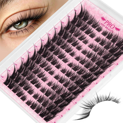 Cluster-Wimpern Manga Stil – Wiederverwendbar & Wasserfest