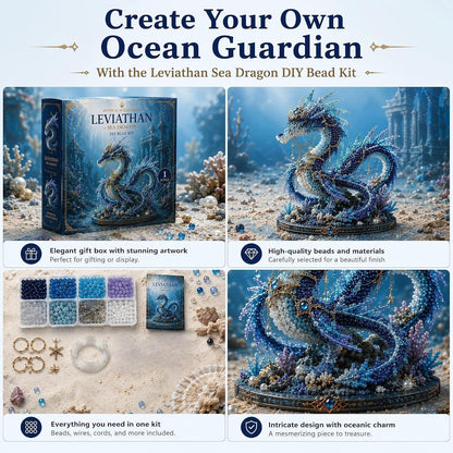 3D Perlen Tier Bastelset Drache – Kreatives DIY Geschenk für Erwachsene