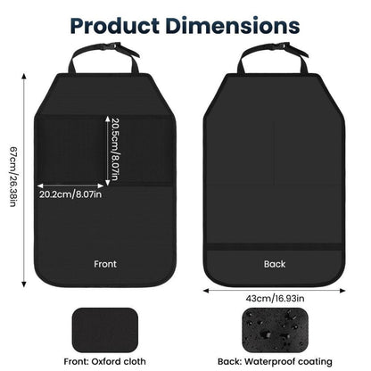 Autositz Organizer 2er-Pack – Rücksitz Tasche für Ordnung