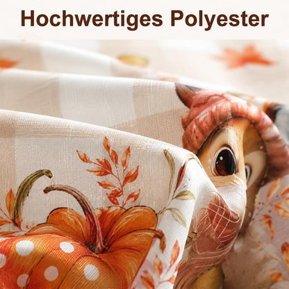 Kürbis Tischdecke Rechteckig – Herbstdeko für Thanksgiving