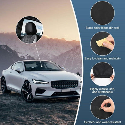 Kopfstützenbezüge Auto 4er Set – Universal & Elastisch