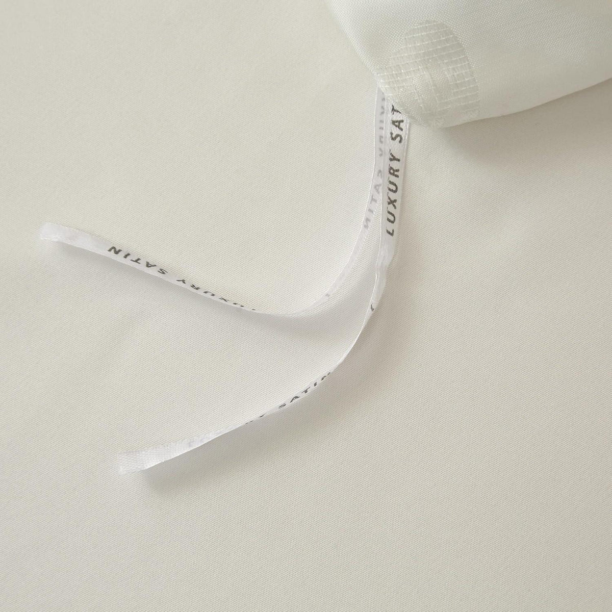 Satin Bettwäsche Set 135x200 Weiß Creme Schmetterling Jacquard