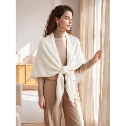 Damen Pashmina Schal Elegant Weiß | Vielseitig & Ganzjahres-Accessoire