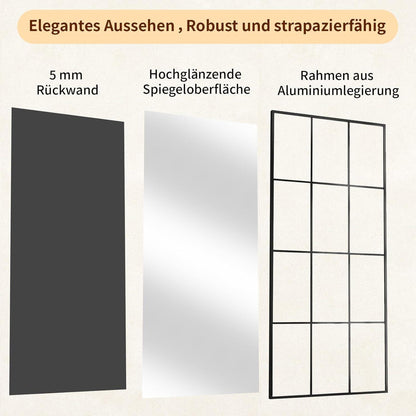 Großer Standspiegel 175x65 cm – Dekorativ & Vielseitig