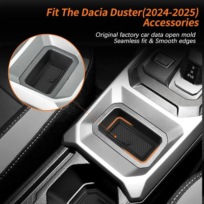 Dacia Duster 3 Mittelkonsole Anti-Rutsch Matten Set 2024/2025