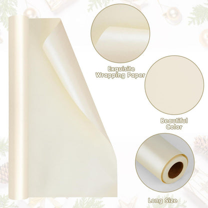 Geschenkpapier Weiß 43 cm x 10 m für alle Anlässe
